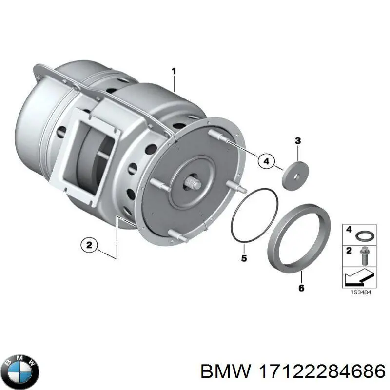  BMW 17122284686 ціна, від 46.54 USD