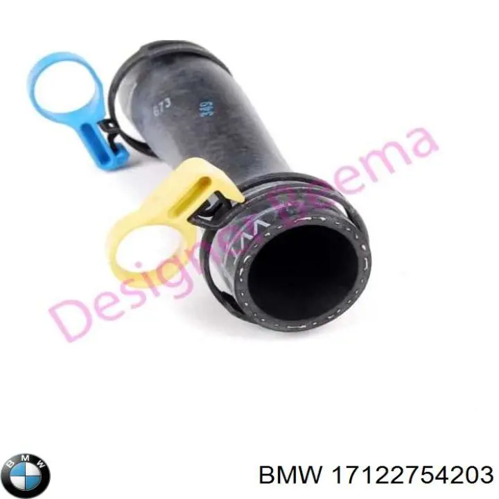 Патрубок системи охолодження BMW 17122754203 ціна, від 5.48 USD