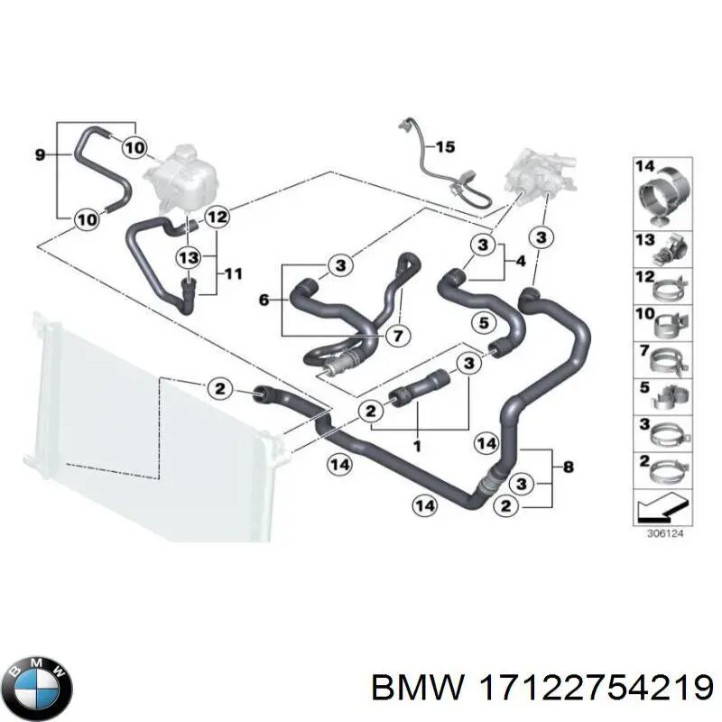 Купити 17122754219 BMW 