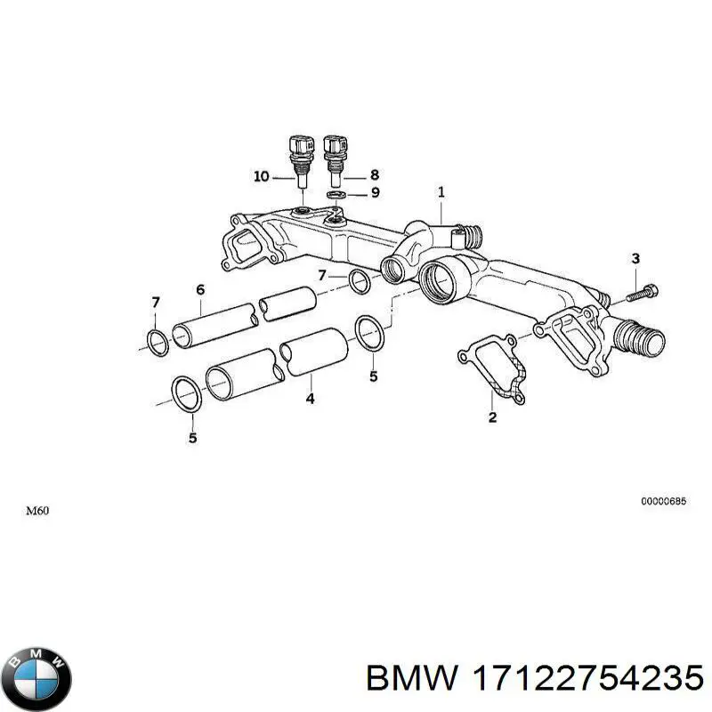 17122754235 BMW Ремкомплект головного гальмівного циліндру