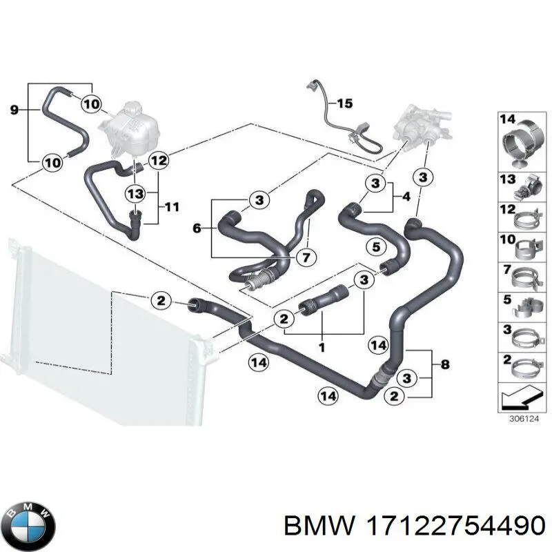  BMW 17122754490 ціна, від 5.04 USD