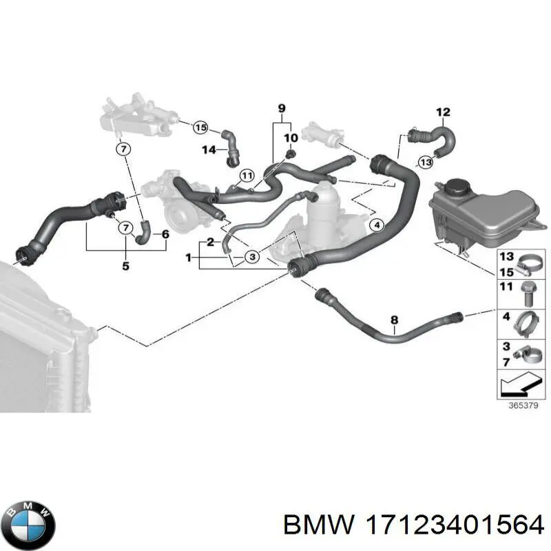  BMW 17123401564 ціна, від 19.00 USD