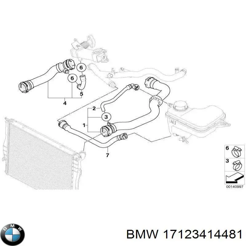  BMW 17123414481 ціна, від 38.00 USD