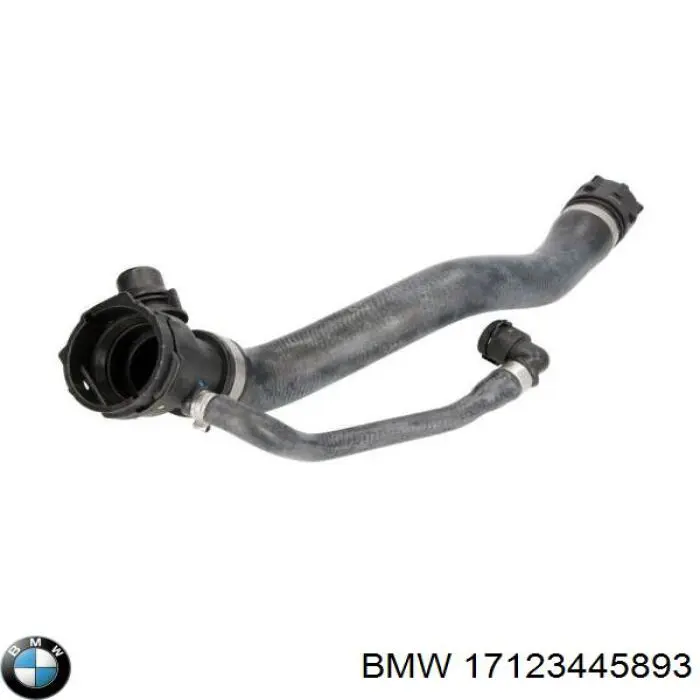 Шланг/патрубок радіатора охолодження, верхній BMW 17123445893 ціна, від 44.64 USD