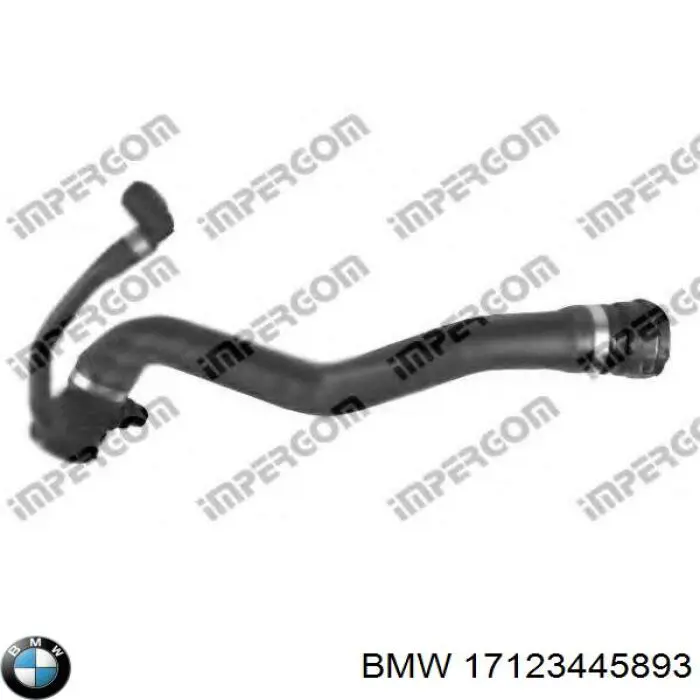 Купити 17123445893 BMW Шланг/патрубок радіатора охолодження, верхній