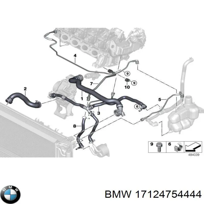  BMW 17128593802 ціна, від 99.67 USD