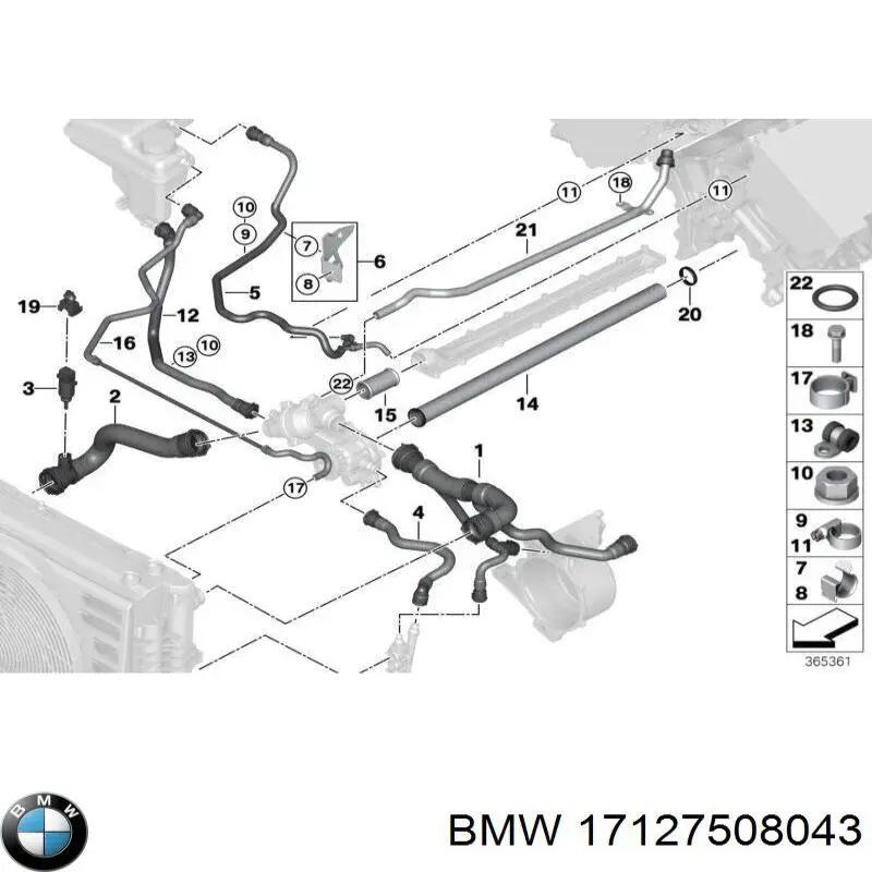  17127508043 BMW