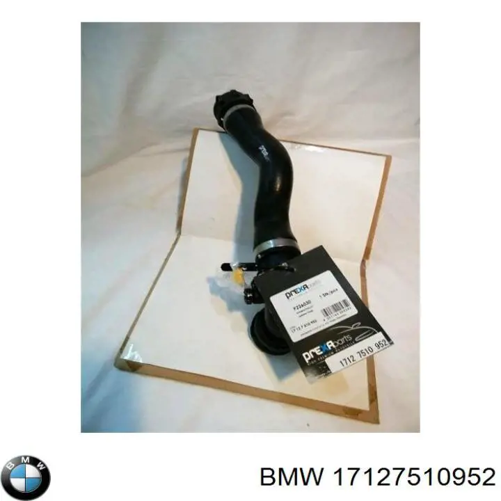 Шланг/патрубок радіатора охолодження, верхній BMW 17127510952