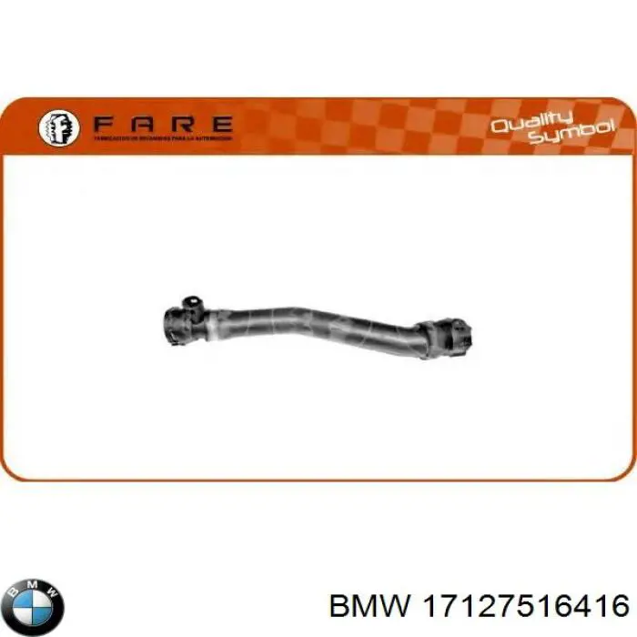 Шланг/патрубок радіатора охолодження, нижній BMW 17127516416 ціна, від 17.67 USD