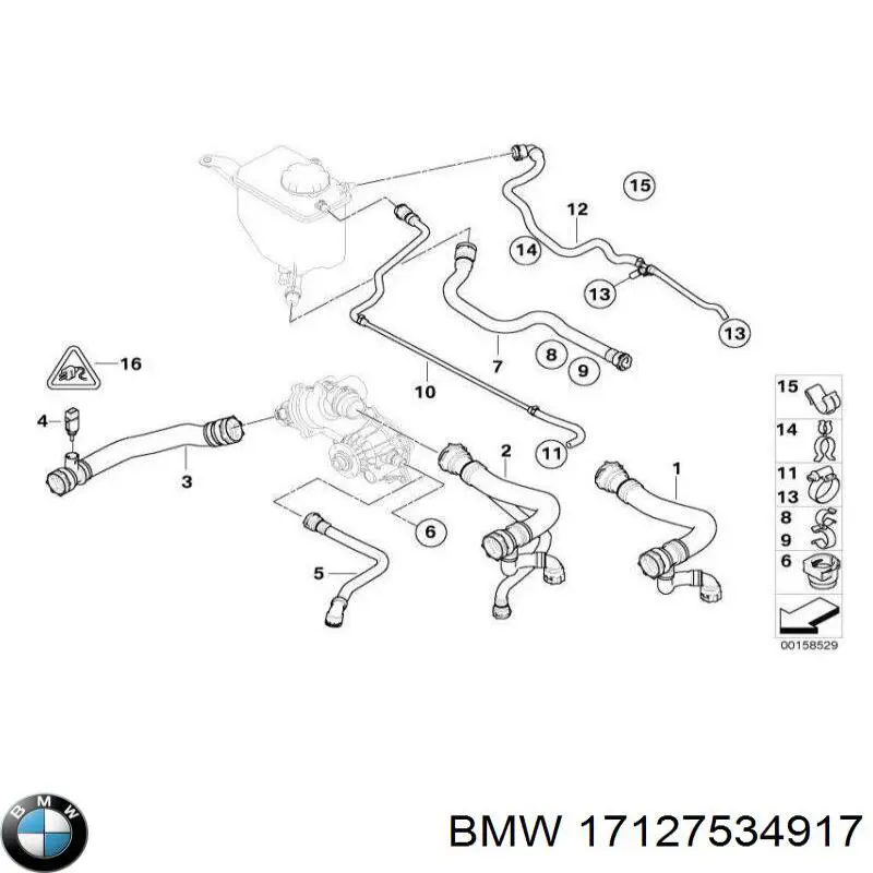  BMW 17127534917 ціна, від 28.48 USD