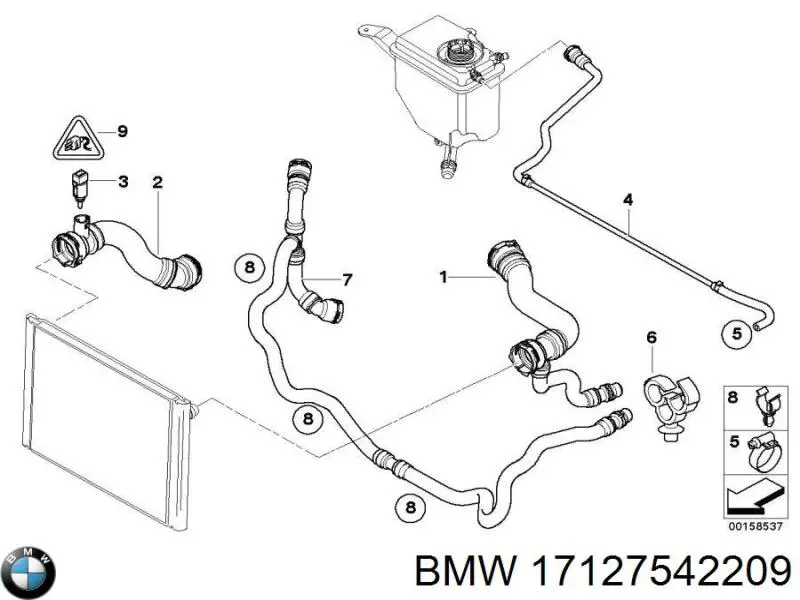  BMW 17127542209 ціна, від 130.98 USD