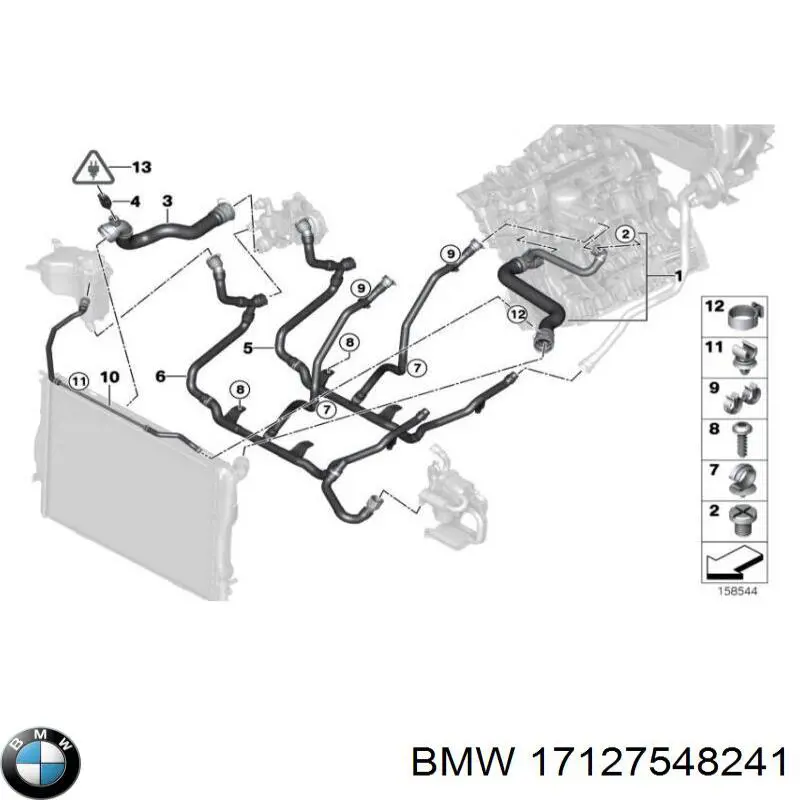  BMW 17127548241 ціна, від 57.27 USD
