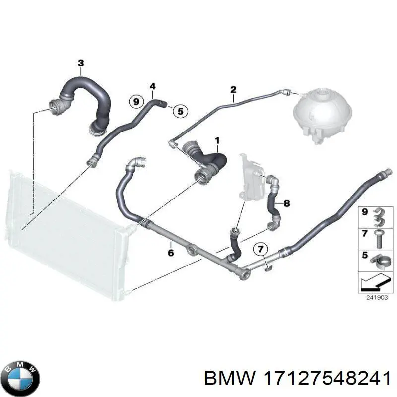 Купити 17127548241 BMW 