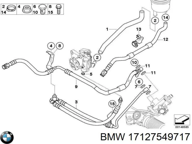  BMW 17127549717 ціна, від 23.47 USD