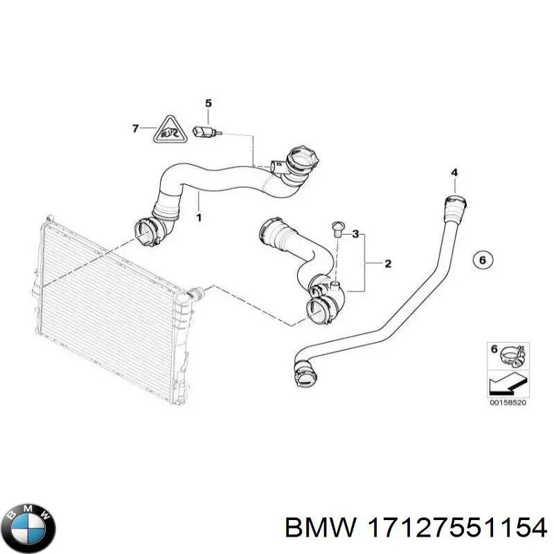 Купити 17127551154 BMW 