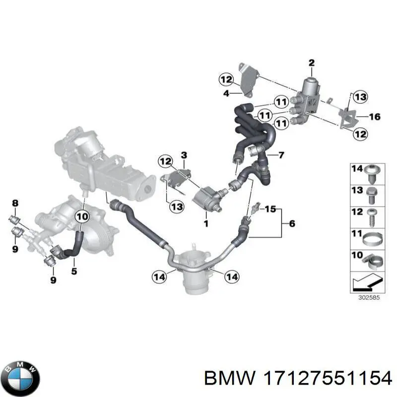  BMW 17127551154 ціна, від 23.17 USD