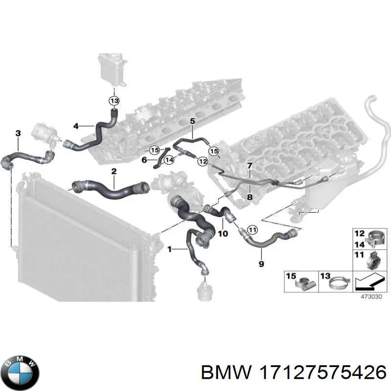  BMW 17127575426 ціна, від 232.57 USD