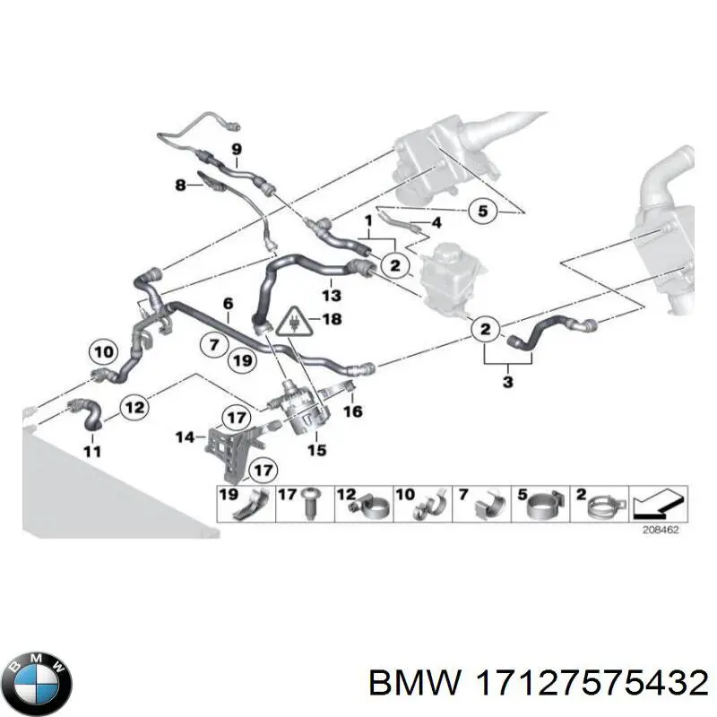  BMW 17127575432 ціна, від 9.72 USD