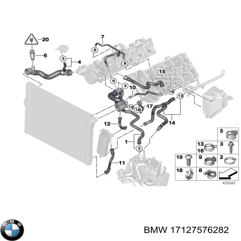  BMW 17127576282 ціна, від 59.53 USD