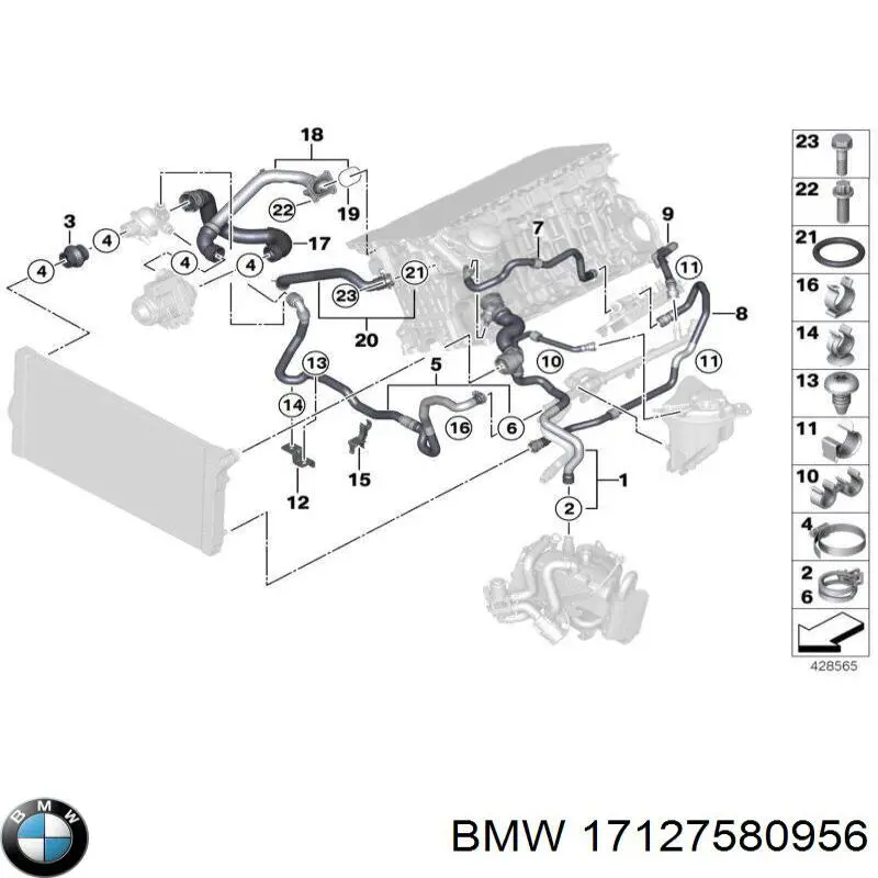 17127580956 BMW 