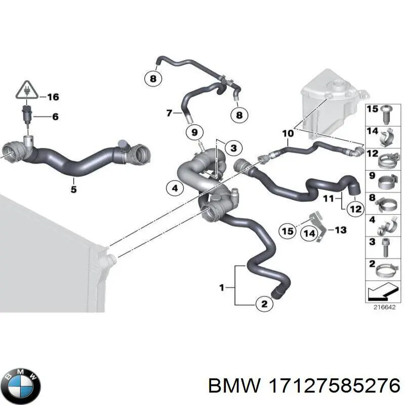  BMW 17127585276 ціна, від 7.05 USD