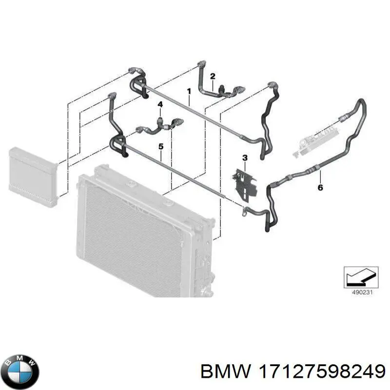  BMW 17127598249 ціна, від 38.01 USD