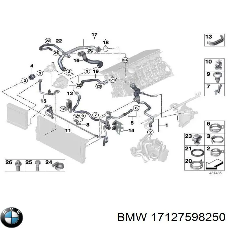 17127598250 BMW 