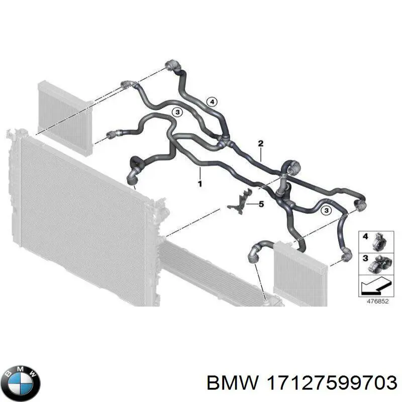  BMW 17127599703 ціна, від 13.81 USD