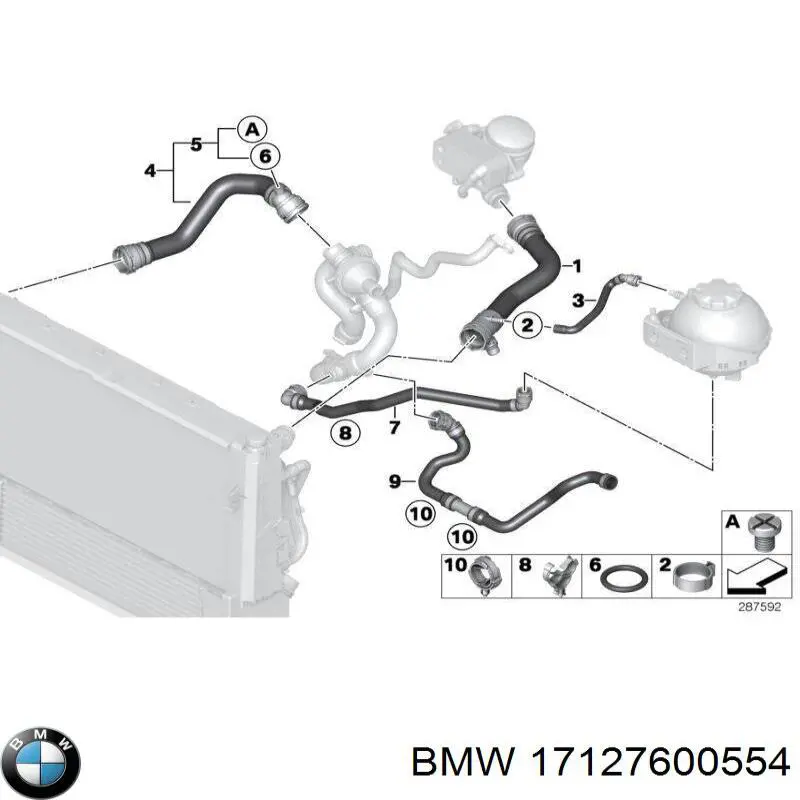 Шланг/патрубок системи охолодження Thermotec DWB241TT ціна, від 16.67 USD