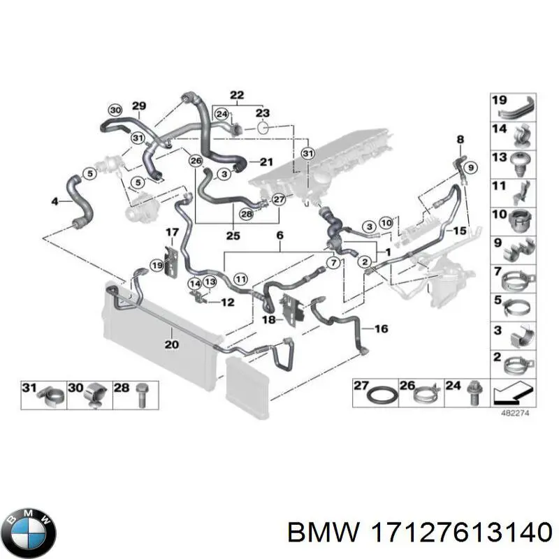  17127613140 BMW