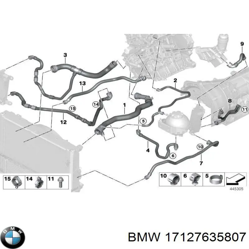  BMW 17127635807 ціна, від 25.25 USD