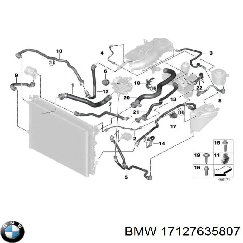Купити 17127635807 BMW 