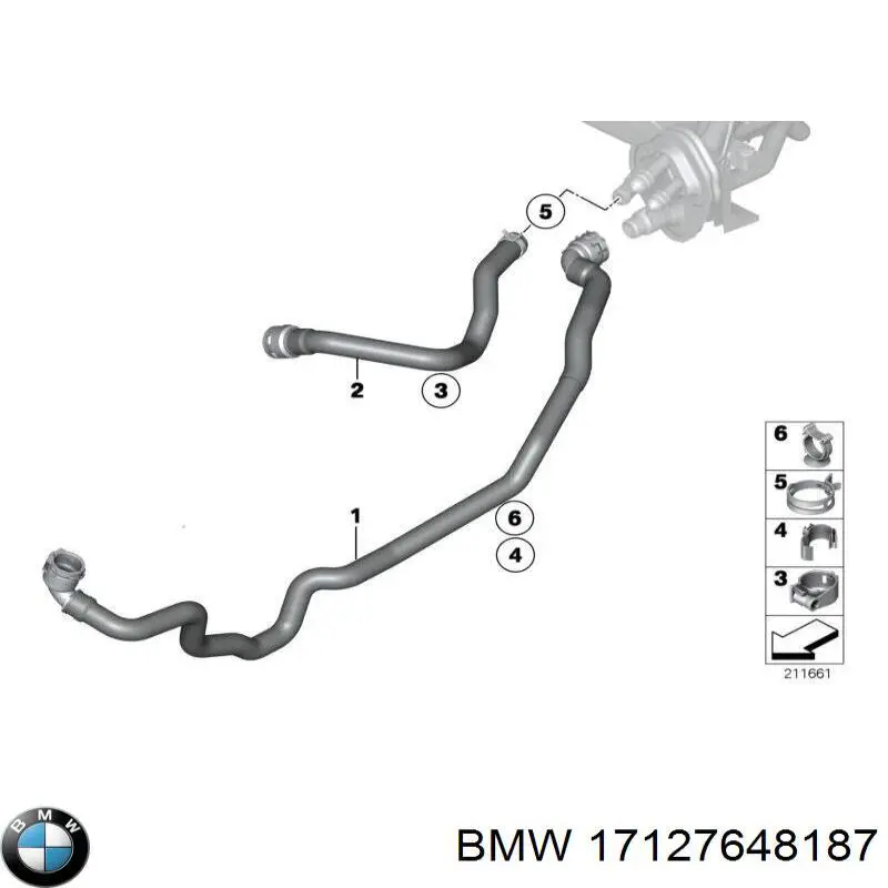 Купити 17127648187 BMW 