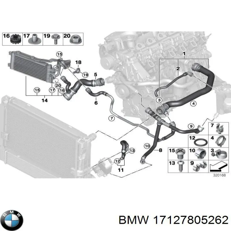 17127805262 BMW 