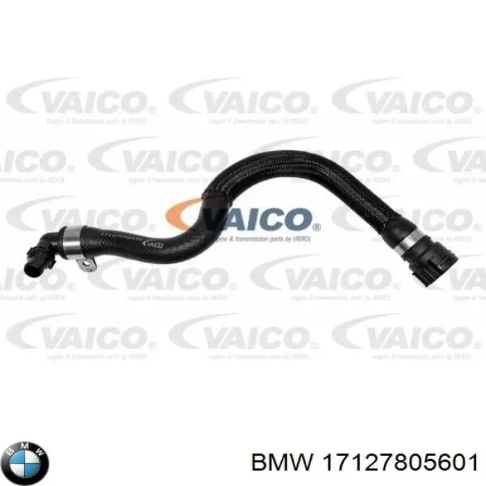 Шланг/патрубок радіатора охолодження, верхній BMW 17127805601 ціна, від 71.80 USD