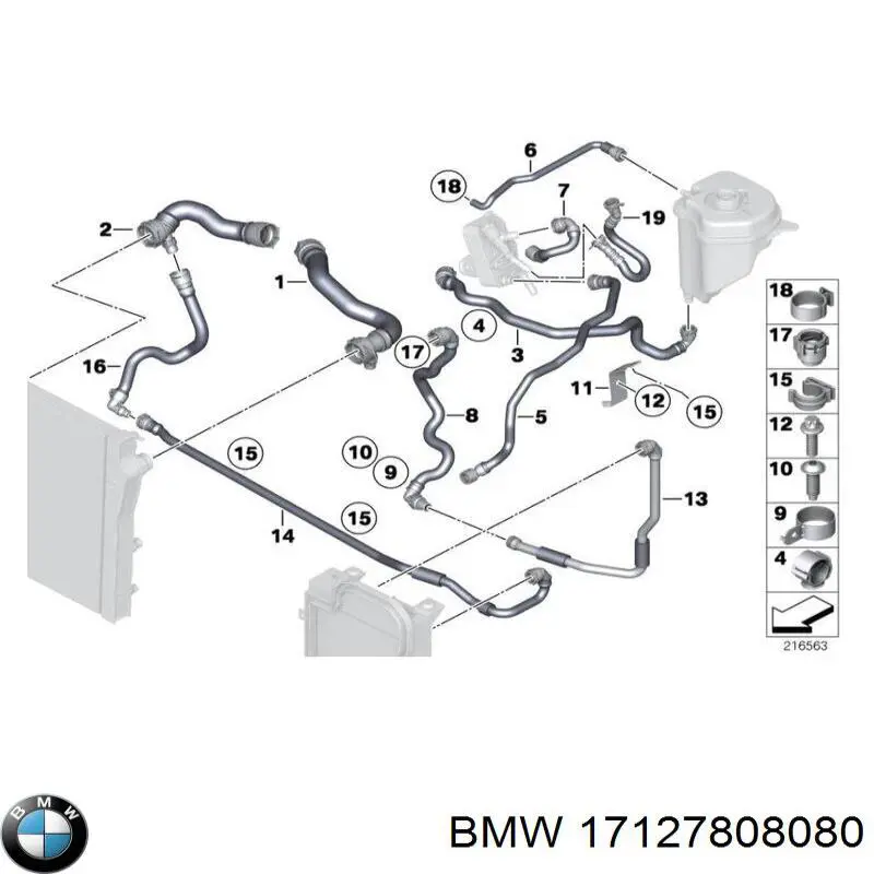  BMW 17127808080 ціна, від 21.53 USD
