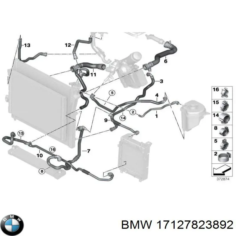 17127823892 BMW 