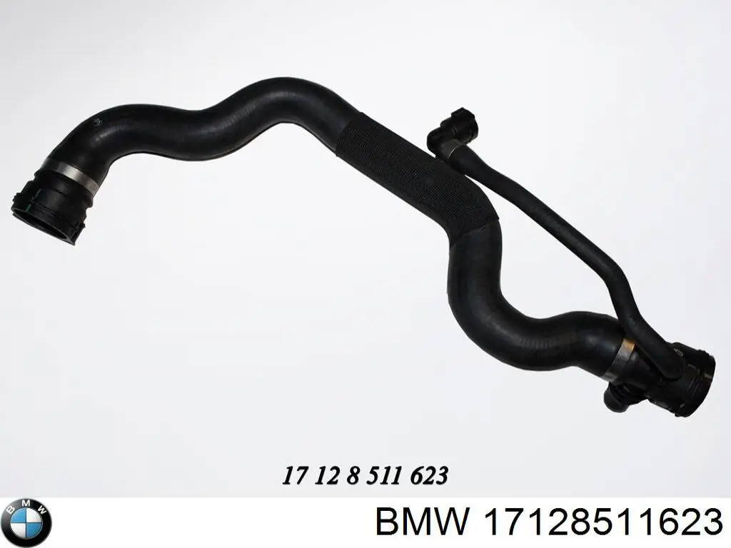 Шланг/патрубок радіатора охолодження, верхній BMW 17128511623 ціна, від 42.51 USD