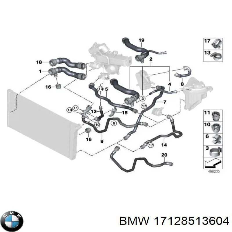 Купити 17128513604 BMW 