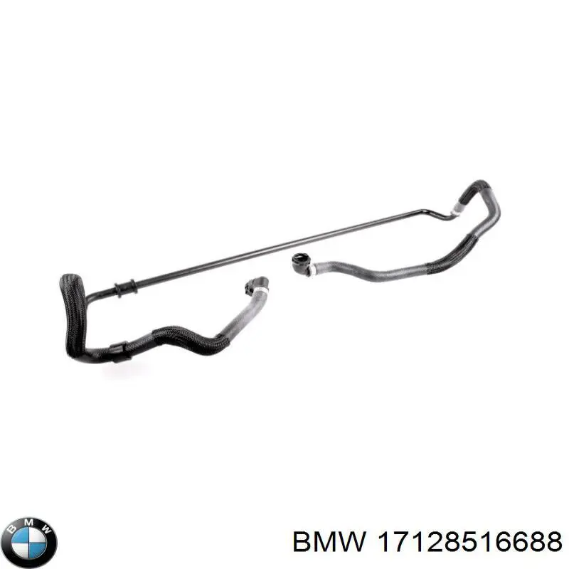 Шланг/патрубок радіатора охолодження, верхній 17128516688 BMW