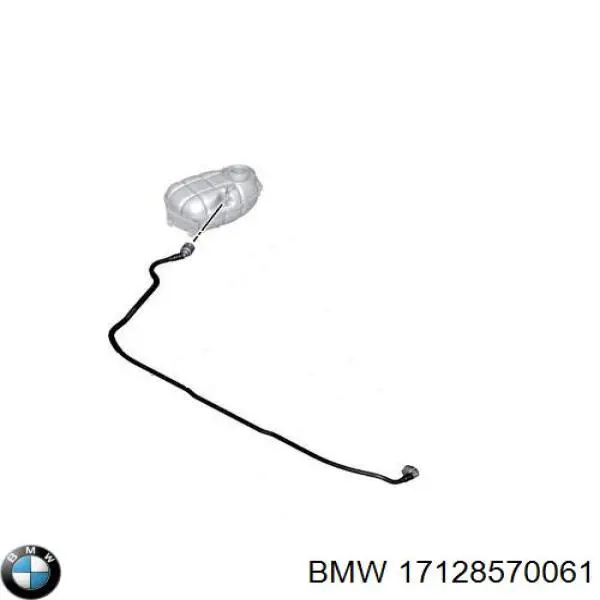 17128570061 BMW шланг розширювального бачка, верхній