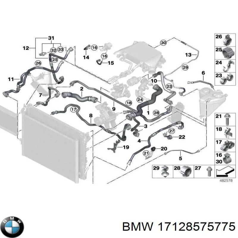 17128575775 BMW 