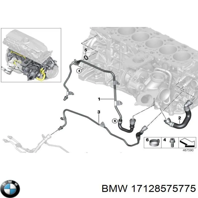  BMW 17128575775 ціна, від 19.00 USD