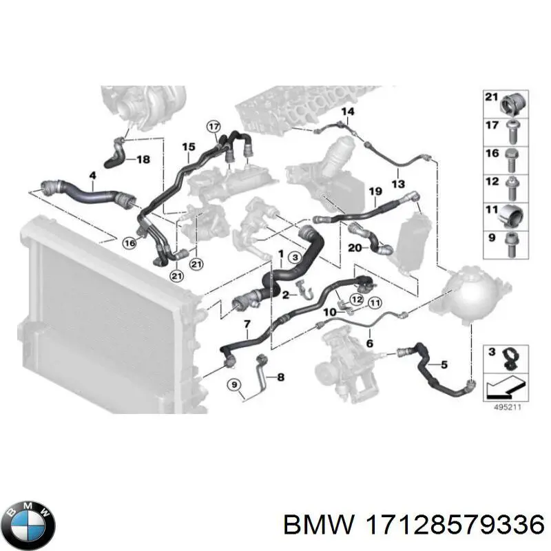17128579336 BMW 