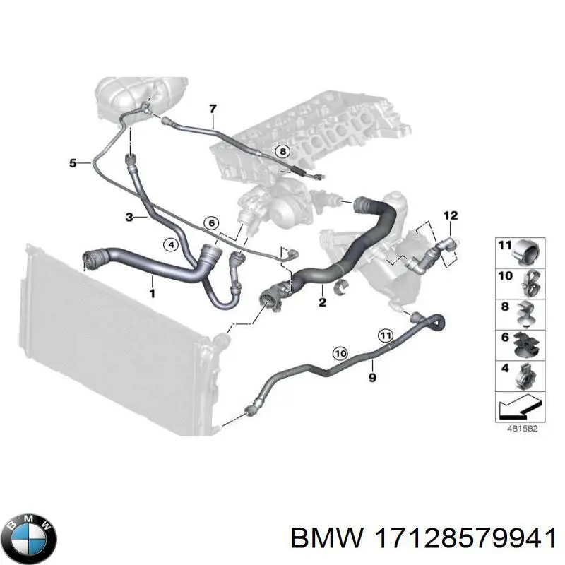 Купити 17128579941 BMW 