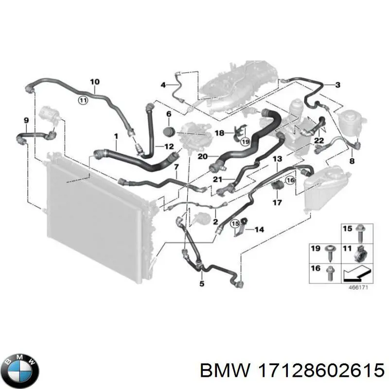  BMW 17128602615 ціна, від 25.00 USD