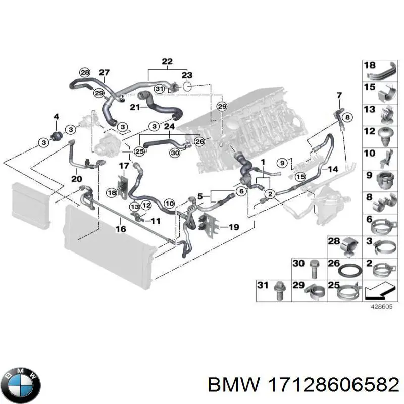 17128606582 BMW 
