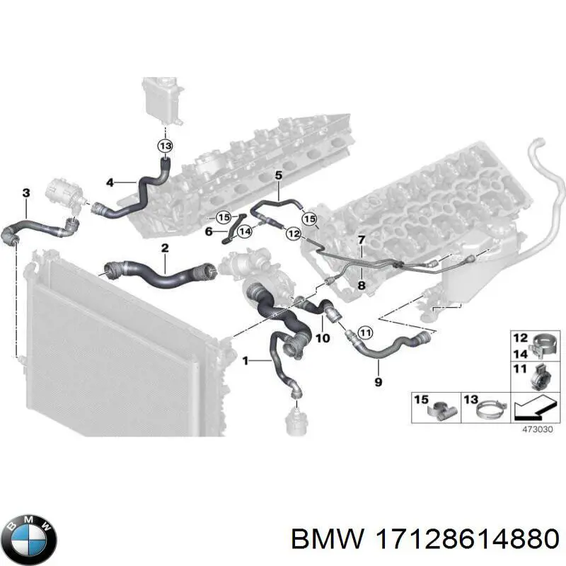  BMW 17128614880 ціна, від 42.27 USD