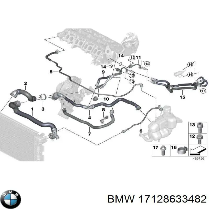  BMW 17128633482 ціна, від 149.61 USD