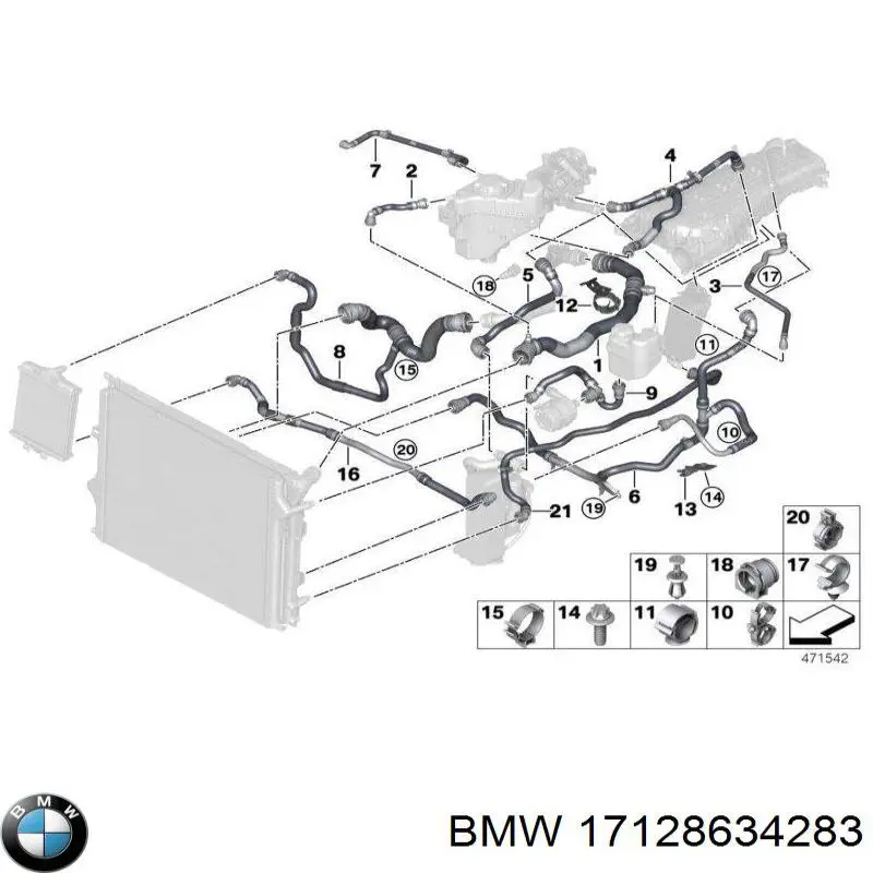 17128634283 BMW 